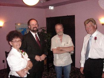 Joyce Meinders, Dan Wildermuth, Dennis Hansen-Director of the Performing Arts Center and Steve Lange
