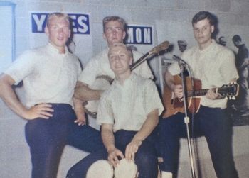 The Campus Four Skip Frances, Barry Ganek, Greg, & Bill Grimes (heart throbs of Downers Grove High School 1962)
