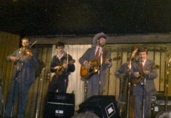 Greg with the Bass Mountain Boys In his Bluegrass era (circa 1983)
