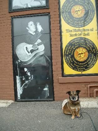 Ralph awaits The King at Sun Studios in Memphis, TN
