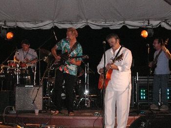 David, Brent, John & Mitch - in concert - Barbados
