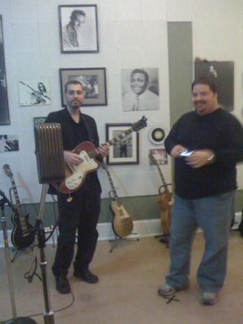 Recording at Sun Studio in Memphis, February 2012
