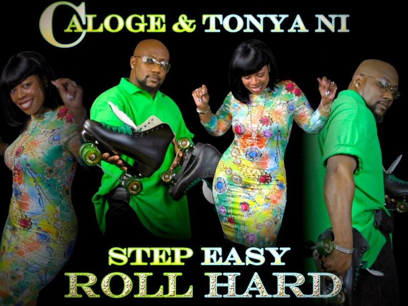Step Easy Roll Hard Album by Caloge The Windshifter & Tonya Ni (The Dangerous Butterfly) - Music Produced by Two of Chicago Dopest Music Producers.  Skaters, Steppers & Music Lovers
