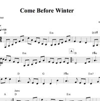 "Come Before Winter"