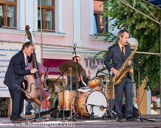 Chris Byars, Tenor Saxophone with Ari Roland and Keith Balla in Slovakia
