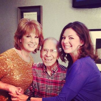 Backstage at the Grand Old Opry with Patty Loveless.. and Dad too!
