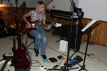 Recording Strawhorse Studio
