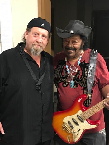 Me and Guitar Shorty at the Blues Bender Vegas
