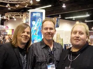 Monty Montgomery Phil Bass and Me at NAMM
