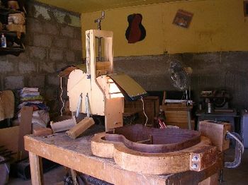 Wally is apprenticing in building a guitar under the mentorship of the renowned luthier Don Musser.
