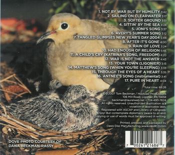 Back of 2007 album

