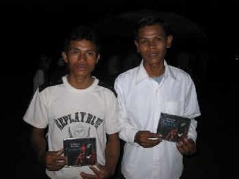 Two new fans in Pursat, Cambodia. For more on my trip check out www.proverbnewsome.blogspot.com

