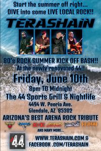 Terashain 80's ROCK SUMMER KICK OFF BASH!