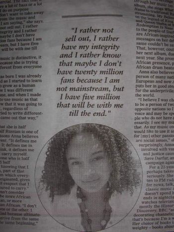 11-15-07: Quote spotlight in  The Observer (Kampala, Uganda)
