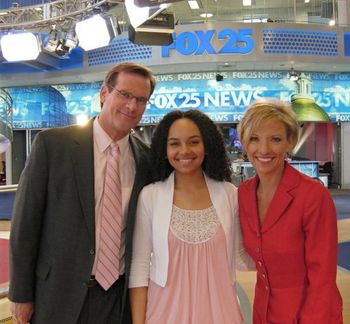 4-10-08: Hosts Gene Lavanchy & Kim Carrigan & I @ FOX 25 Morning News (Boston, MA)
