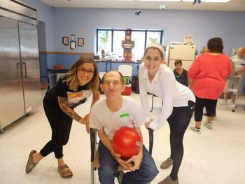 Mr Ivan At the Center for Disabilities at Smith Center rehearsing for their upcoming performance with the Ellen Sinopoli Dance Company 1 of 3
