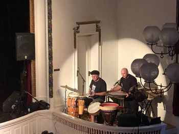 An Evening of Dance and Pecussion presented by Robin Gifford at the historic Conklin Hall, Rensselaerville, NY 10 of 10 - Steve Gifford and Me
