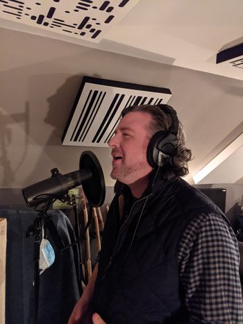 Photo 6 of 11 2nd Half of Warden & Co. Recording: Seth Warden Tracking Vocals 1
