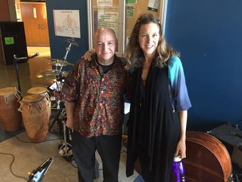 EWK___Me_at_HVCC Blessed to be in this woman's musical world.  With the remarkably talented Miss Elizabeth Woodbury-Kasius

