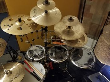 My setup for Side Show Gypsy's LIVE Recording Sessions 3 of 6
