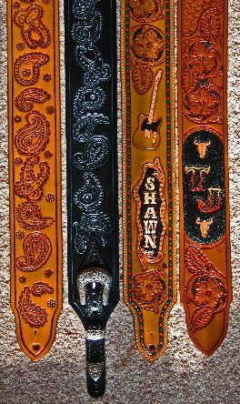 Assorted Guitar straps
