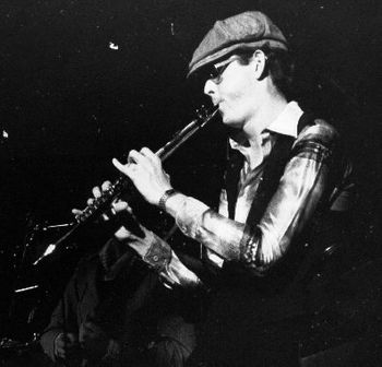 Playing Lyricon at Berklee concert Fall 1978
