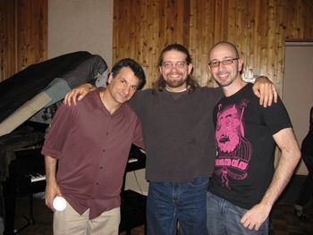 In System 2 Studios with the great John Patitucci and Gonzalo Grau, recording "Language of the Heart
