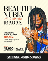 Beautiful Nubia Live in Ibadan!