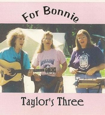 TAYLOR'S THREE performing at a civil war re-enactment in the mid-90s, left to right: Me, Debby Lynn,
