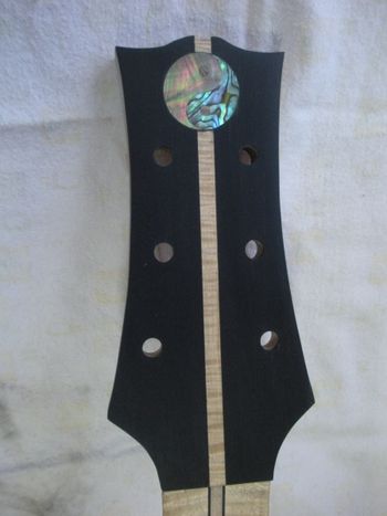 Headstock detail
