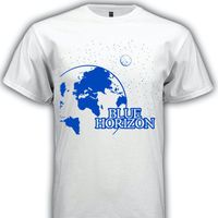 Official Blue Horizon T-Shirt - Blue on White