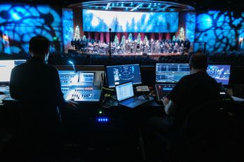 2023 Celebrate Christmas Concerts - View from sound & lighting booth - Photo Credit: Andrew Jordan Photography
