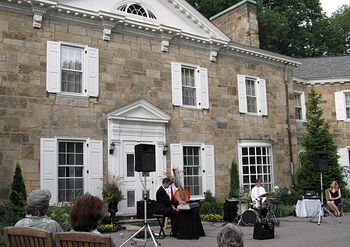 August 30, 2011: "President's Choice Concert," and final concert of the season, on the beautiful grounds of Lantern Court at Holden Arboretum...
