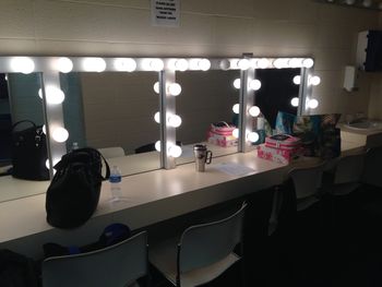 My dressing room - So happy to be back!
