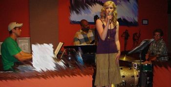 Friday, August 20, 2010 at Wonder Bar in Cleveland: Tara Hawley performing with Matthew Skitzki, Alan Glegorn, & Tony Kazel
