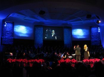 2012 Parkside Christmas Concerts: Tara singing "In the Bleak Midwinter" with choir and orchestra (Photo by Lisa Hadden)
