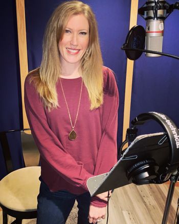 Tara cutting vocals for a new Allan Licht original at Pete Tokar Productions
