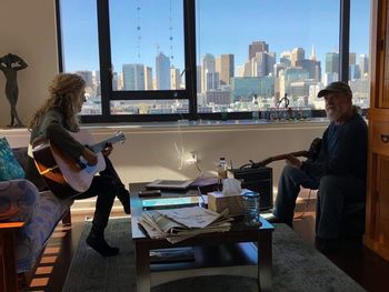 Teaching Tony the song in S.F.

