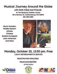 "Musical Journey Around the Globe" with Seth Kibel & Friends