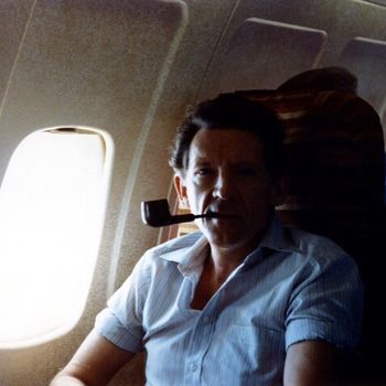 Jerry Lee Lewis somewhere over Europe,. 1982
