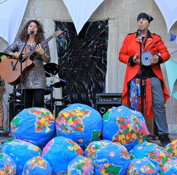 UN Vigil for Peace & Ecology - NYC Central Park Bandshell -
