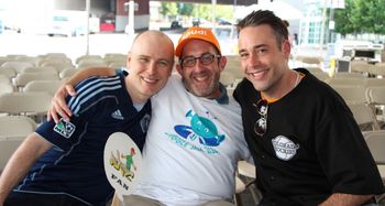 Dino O'Dell & Ron Yurman with Mr Kneel @ Jiggle Jam 2014
