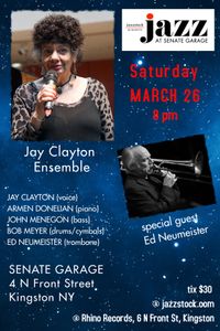 JAY CLAYTON celebrates her 80th Birthday with her amazing ENSEMBLE of MUSICIANS!