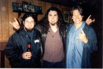 Mikey Dolling (Soulfly, Snot), AG, Klaus Eichstadt (Ugly Kid Joe) Santa Barbara, CA in the early 2000s
