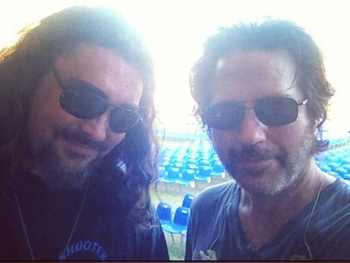 AG and Kip Winger Soundcheck Italy 2013
