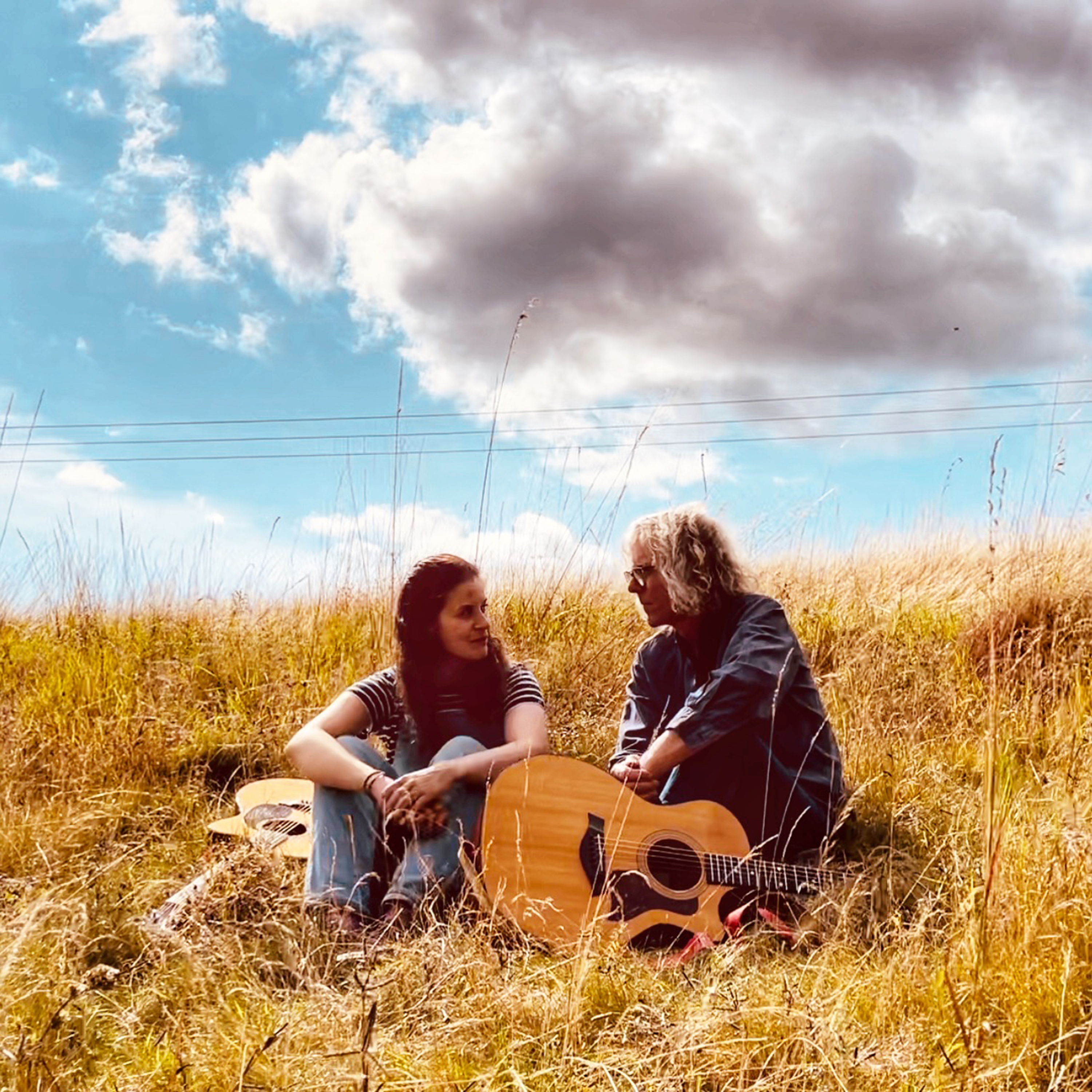 Whalebone - Steve and Char in a field whalebone-music.com