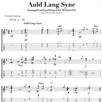 Auld Lang Syne (Trad arr M Fix) PDF download