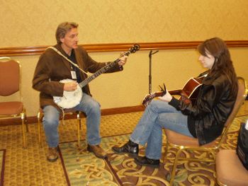 Jamming with Mark Dvorak at F.A.R.M. conference, 2013.
