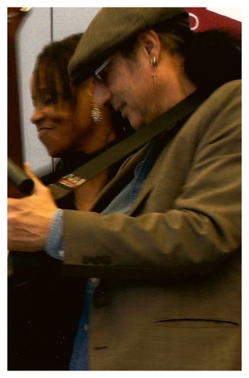 MC & Brenda McDougal at "O'Hare International Airport"  Chicago, Illinois USA. December 19, 2011
