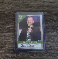 Autographed Collector's Card - Brett As Is